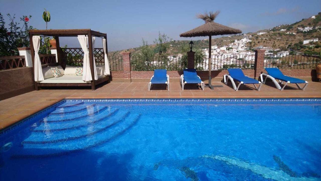 Casa Mirador Las Claras Con Piscina Privada Jardin Iznate Exterior photo